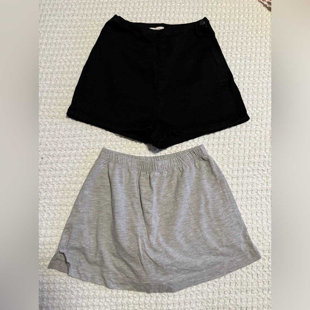 High waisted shorts and skort